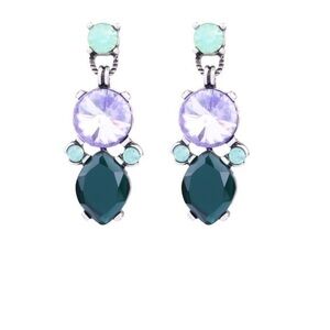 Vintage Crystal Drop Earrings
